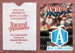 Barry Bonds 1993 Donruss Award Winner Jumbo Baseball Card /10000